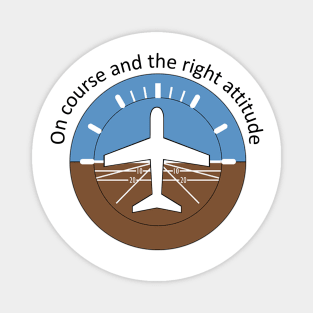 On Course Right Attitude Magnet